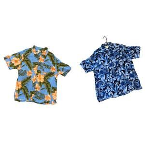 Panama Jack Vintage Men’s Button Downs Linen Lightweight Shirts. Size XL l